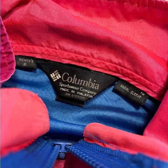 Vintage Columbia windbreaker jacket size XL - Picture 2 of 9